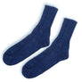 Anonymousism Indigo Light Ribbed Socks