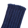 Anonymousism Indigo Dark Ribbed socks