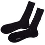 Pantherella Black Ribbed Sock